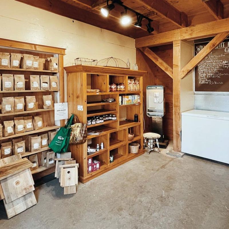 Farm Store interior with farm goods and local products