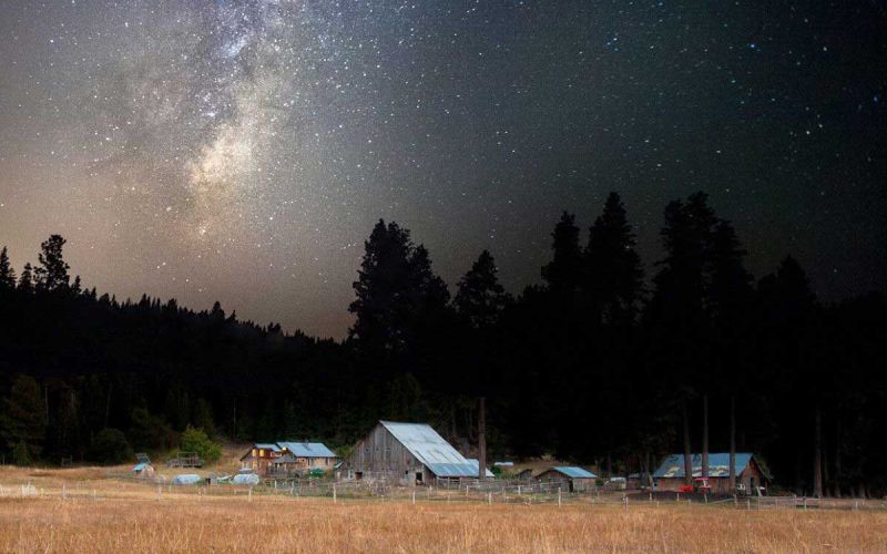 starry night at Willow-Witt Ranch by David Baldwin Photography