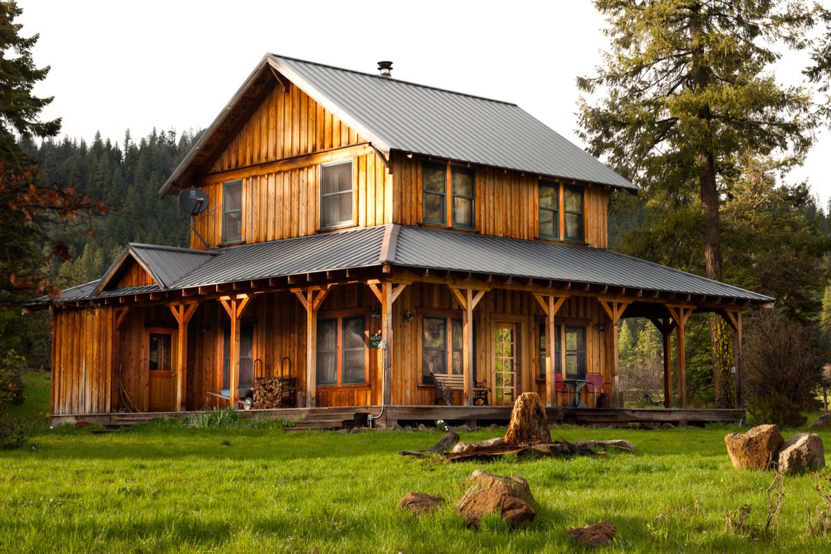 Meadow House in spring