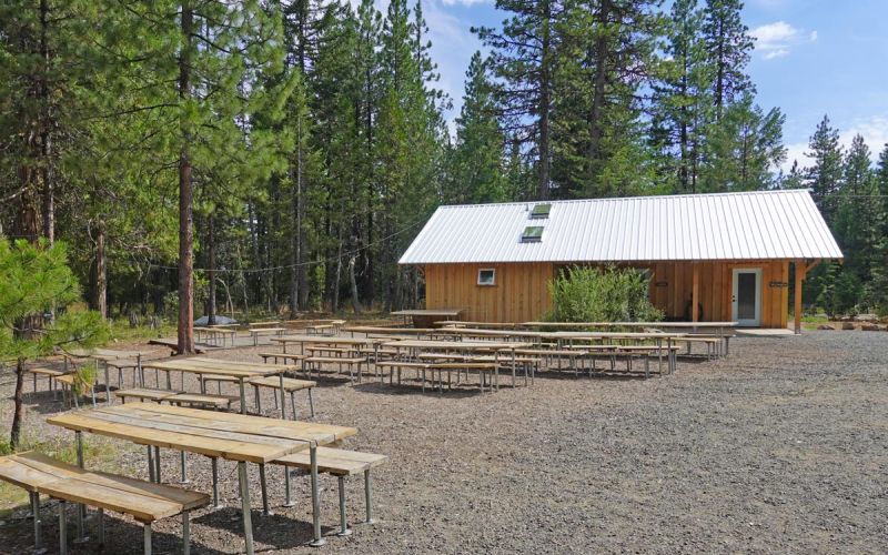 Community Eating Area and Campground Bathhouse
