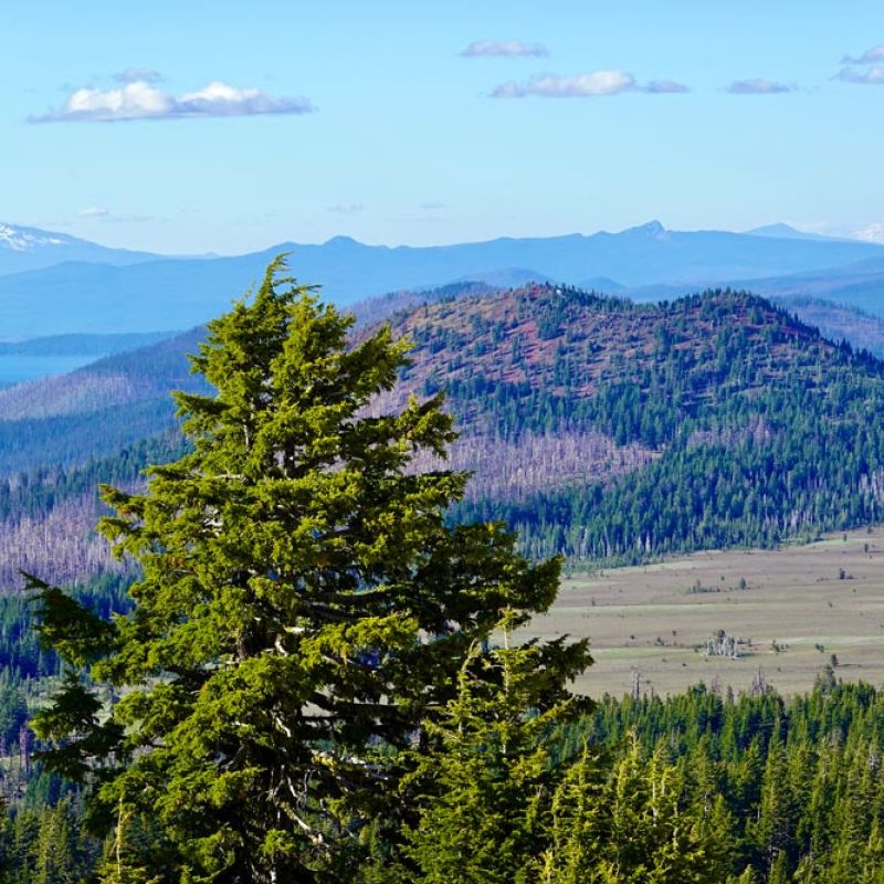 Expansive mountain views