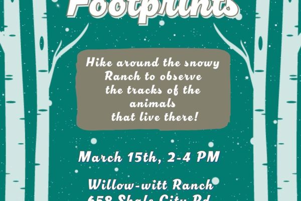 annual Winter Footprints hike flyer