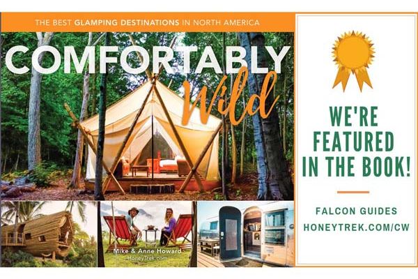We're featured in the book Comfortably Wild